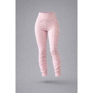 Lululemon Beyond the Studio Jogger Pink Ruched High Rise Pants LW5ENPS Size 2